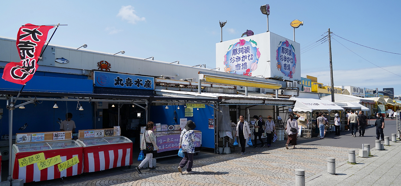 那珂湊おさかな市場の風景